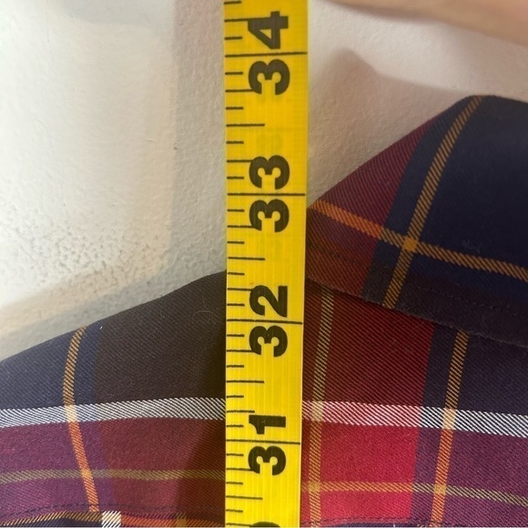 Brooks Brothers Regent Plaid Button Down Shirt Large Red Blue Men’s - Picture 8 of 8